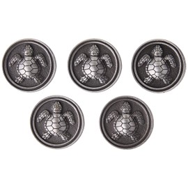 Franklin Brass Seaside Cottage (5-Pack) Cabinet Knobs | Brushed Satin Pewter Handles for Dresser Furniture Drawers/Kitchen/Door/Bathroom | 1-7/16" PBF656-BSP-C1