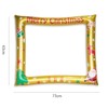 Gold Christmas Inflatable Selfie Frame Picture Frame,Giant Photo Booth Blow