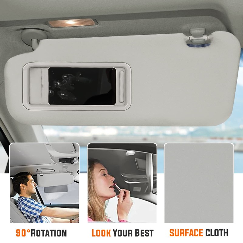 Youxmoto Sun Visor Left Driver Side for Mazda 3 2010