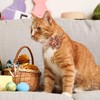 ADOGGYGO ADOGGYGO Easter Cat Collars with Removable Flower Bell, Adjustable