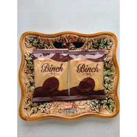 Binch Korean Chocolate Biscuit 1 Pack Including 24 Pcs in a box, Total 204g – Premium Half Chocolate & Half Biscuit – Imported K-Snack, Perfect with Coffee or Tea