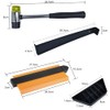 Laminate Flooring Installation Kit with Tapping Block, Pull Rod, Hammer,