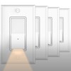 4Pack SOZULAMP Illuminated Light Switch-Esay to Install,No Neutral Wire,Single-Pole Decorator