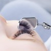 2 Pieces Telescoping Inspection Mirror Eyelash Inspection Mirror Adjustable Extension