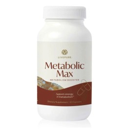 Livepure Metabolic Max Booster 60ct Bottle attack body fat, build muscle 02/27
