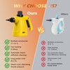 Pressurized Steam Cleaner, Handheld Multi-Surface Steamer with 11 Accessories &
