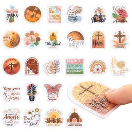 50 Pcs Anxiety Sensory Stickers Calm Stickers Reusable Sensory Strips Adhesive Textured Strips Toys Stress Anxiety Relief Items for Adult Teen Classroom Desk Office Fidget Supplies (Bible)