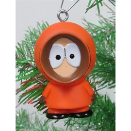 South Park 4 Piece Ornament Set Featuring Eric Cartman, Stan Marsh, Kyle Broflovski, Kenny McCormick and Butters Stotch, Ornaments Average 2.5" Inches Tall