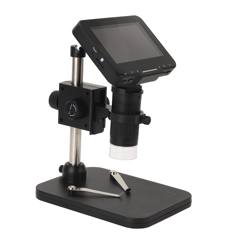 Digital Microscope 4.3in IPS Screen 1000X Inspection Microscope with LED