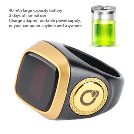 Smart Tally Counter, 0.49in Screen Tally Counter Clicker with Vibrate Alarm for Daily Use for Muslim Friends