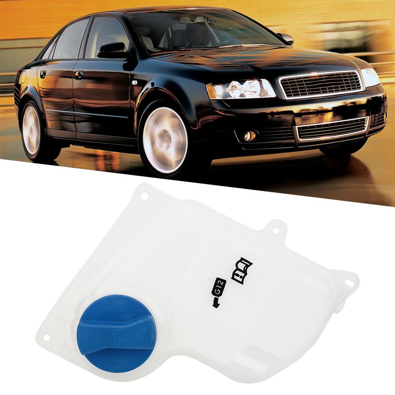 Radiator Coolant Expansion Tank Reservoir Bottle with Cap 8D0121403L Fits
