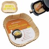HDKBIG Air Fryer Paper, Square, 7.9 inches (20 cm), 50