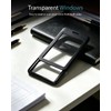 BelroseHom 3 Pack Sliding Badge Holder with Double-Sided Clear Windows,