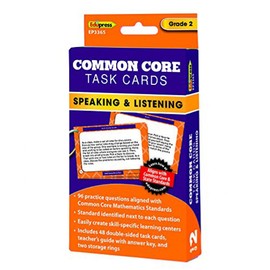 Edupress New! Common Core Speaking and Listening Task Cards Grade 2