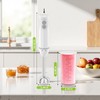 Bonsenkitchen Hand Blender, Immersion Blender with 2 Mixing Speed, 2-In-1