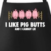 MoonWorks BBQ Apron for Men with Saying Fleisch ist mein