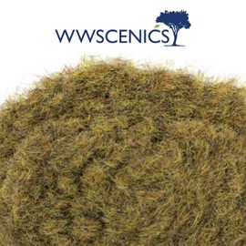 WWScenics | 2mm Patchy Static Grass |30g | WSG2-038 | Realistic Model Scenery Material