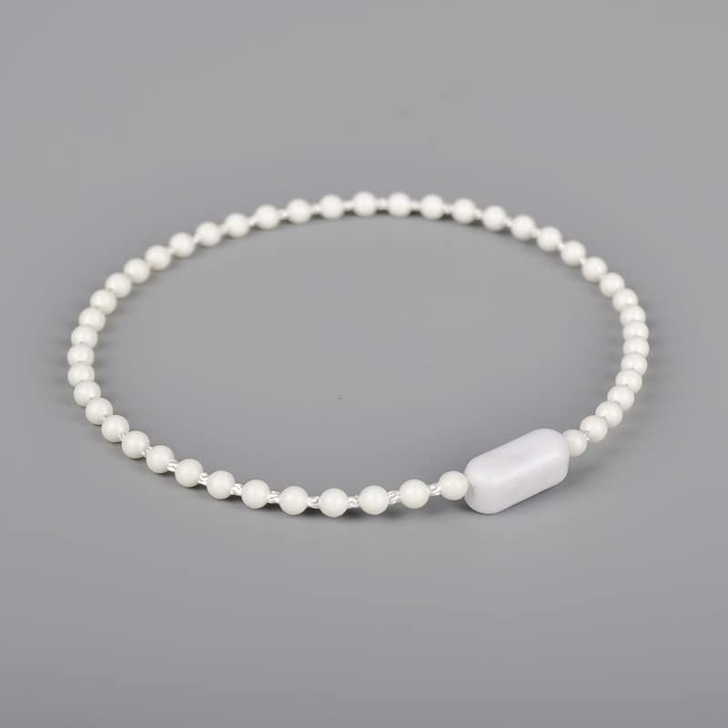 GANPUB 30Pcs White Ball Chain Connectors for Hunter Douglas Blinds