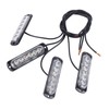 4pcs Side Marker Light Aluminum 12V to 24V 18 Lighting