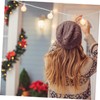 Operitacx 50pcs Outdoor Christmas Lights Hooks Metal Clips for String