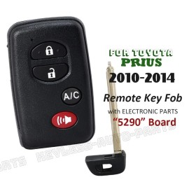 KeylessAutoParts HYQ14ACX for Toyota Prius 2010 2011 2012 2013 2014 Remote Smart Key Fob -5290