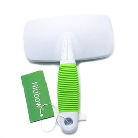 Niubow Professional Quality Pet Slicker Brush with Coated Pin Tips for Dogs & Cats - Gently Removes Mats & Loose Dead Hair Easily