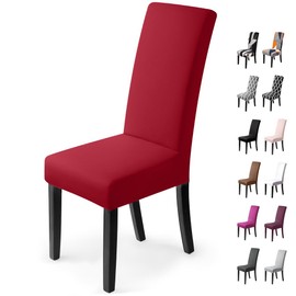 BalladHome Chair Covers, 4 Pieces, Stretch Chair Cover, Elastic Modern Cover, Elastane Stretch Cover, Bi-elastic Stretch Cover, Very Easy To Clean And Durable, Universal
