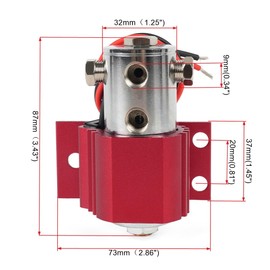 MUGE RACING Front Brake Line Lock Kit Launch Control Brake Lock for Brakes/Hill Holder/Drag Race Red