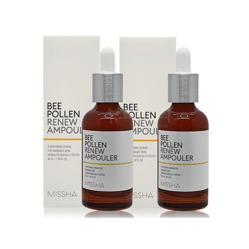 Missha Bee Pollen Renew Ampouler 40ml + 40ml / 미샤