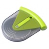 Green Stainless Steel Pizza Cutter with Protective Cover Non-Stick Pizza