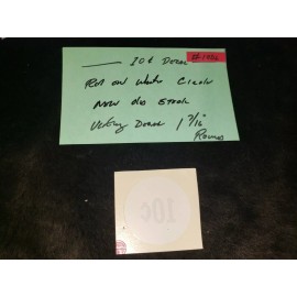 DECAL 10c 1-7/16" Round ANTIQUE GUMBALL MACHINE AMUSEMENT GAME WATER SLIDE DECAL #10DL