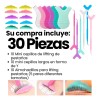 Almohadillas Enchinar Y Cepillos Lifting Pestaña Set 30pz F