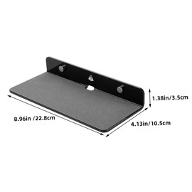 TEHAUX Wall Mounted Speaker Stand Bracket Sturdy Speaker Holder for Home Space Saving Wall Shelf for Living Room Versatile Audio Storage