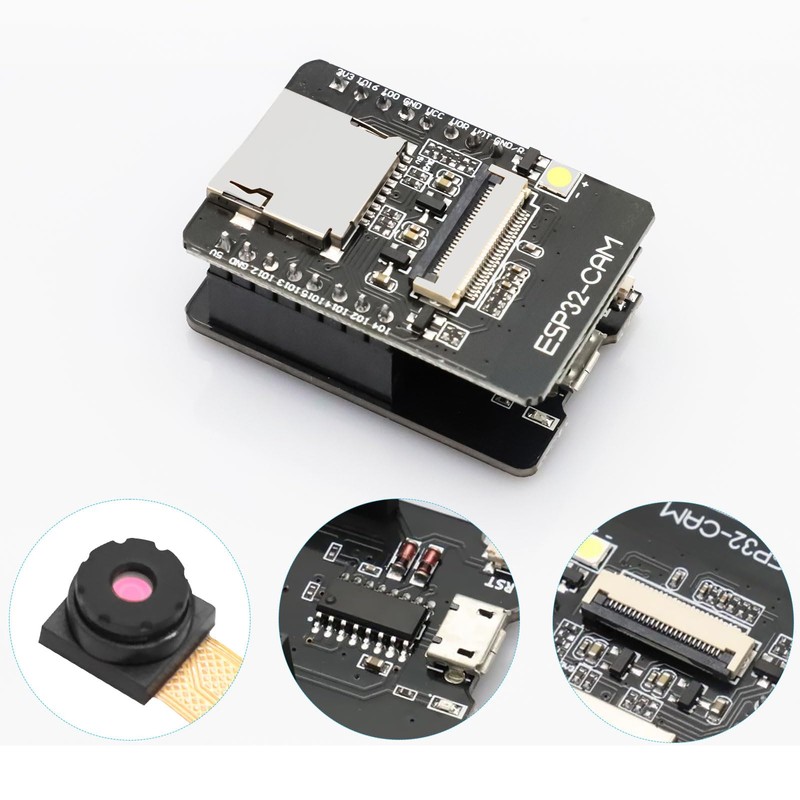 ESP32-CAM, QIQIAZI ESP32 CAM MB WiFi/Bluetooth Development Board Dual Core