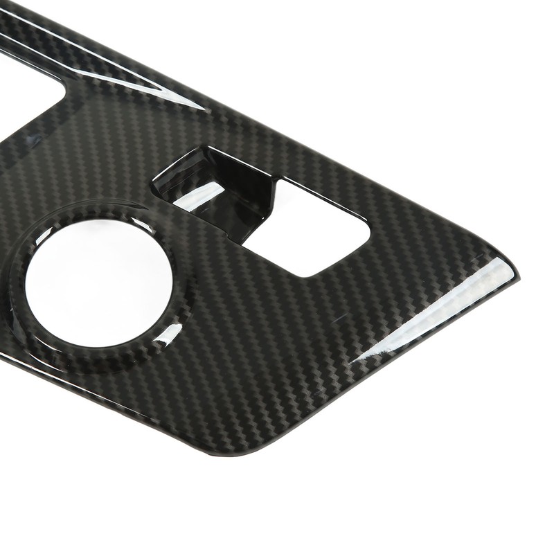 Car Gear Box Cover Trim Carbon Fiber Style Console Shifter