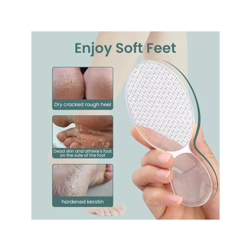 유리 발 파일 8자 모양의 거칠고 매끄러운 측면 캘러스 리무버