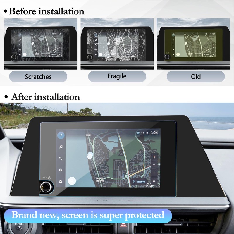 SKTU 2024 2025 Prius Accessories Screen Protector for 2023-2025 Toyota