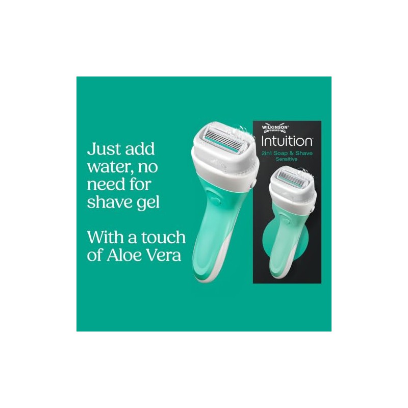 Wilkinson Sword Intuition Soap & Shave Sensitive Women's Razor, 24