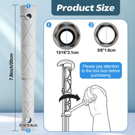 Enhon Kitchen Faucet Installation Tools Compatible with Moen 118305 Collection Replacement, Faucet Removal and Install Tool, Faucet Tighten Loose Wrench Tool for Faucet Installation (Plastic,Quality)