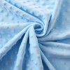 Baby Boys Girls Minky Blanket with Muslin Cotton Front and