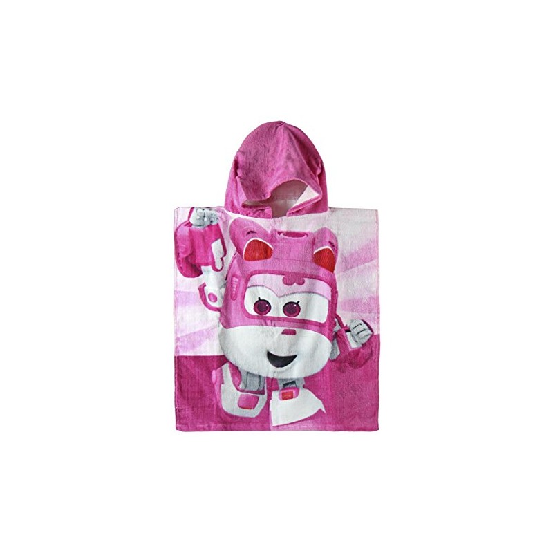 Super Wings Hooded Poncho Towel