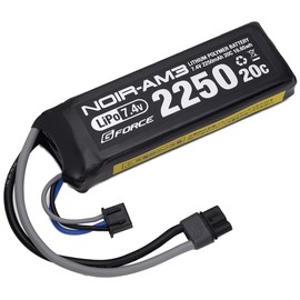 Noir AM3 LiPo GFG911 7.4 V 2250 mAh Mini S Compatible Size Next Generation Connector Specifications