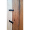 Black Turn Buttons with Screws 50mm (2 Inch) for Shed