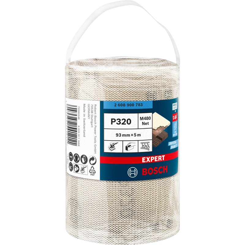 Bosch 1 x Expert M480 Mesh Structure Sanding Roll (for