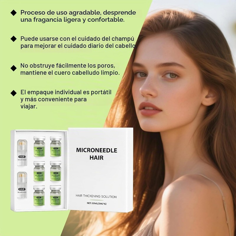 Suero de Crecimiento de Los Pelos de Microagujas, SéRum para