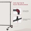 Tajsoon 2 Packs Rolling Clothes Racks for Hanging Clothes Z