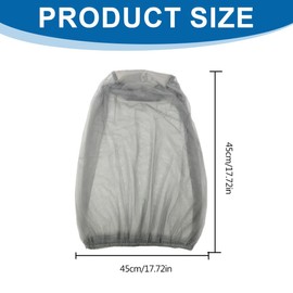 EOYVAIL Protective Clothing for Beekeepers, Mosquito Net Hat, Anti-Mosquito Hat, Suitable for Outdoor Camping Travel (Pack of 3)