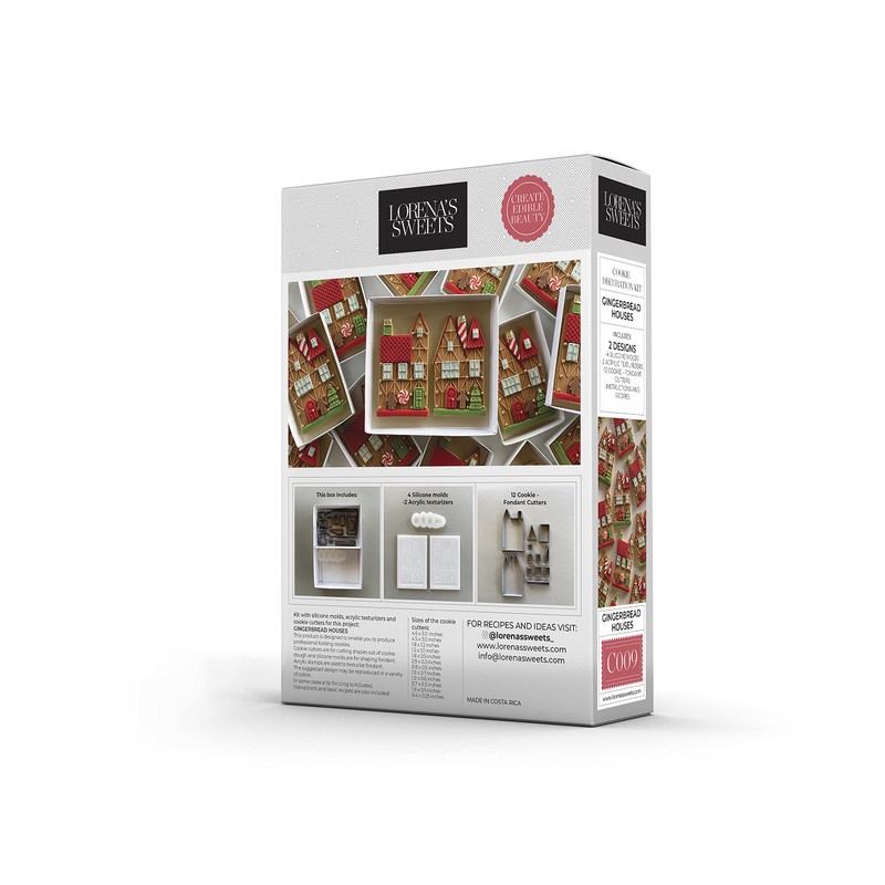 Lorena's Sweets Cookie Decoration Kit GINGER HOUSES
