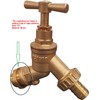 Brass Hose Union Garden Bib Tap with Double Check Valve