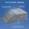 Wellsin 2 Height Adjustable Wedge Leg Pillow for Elevation, Memory